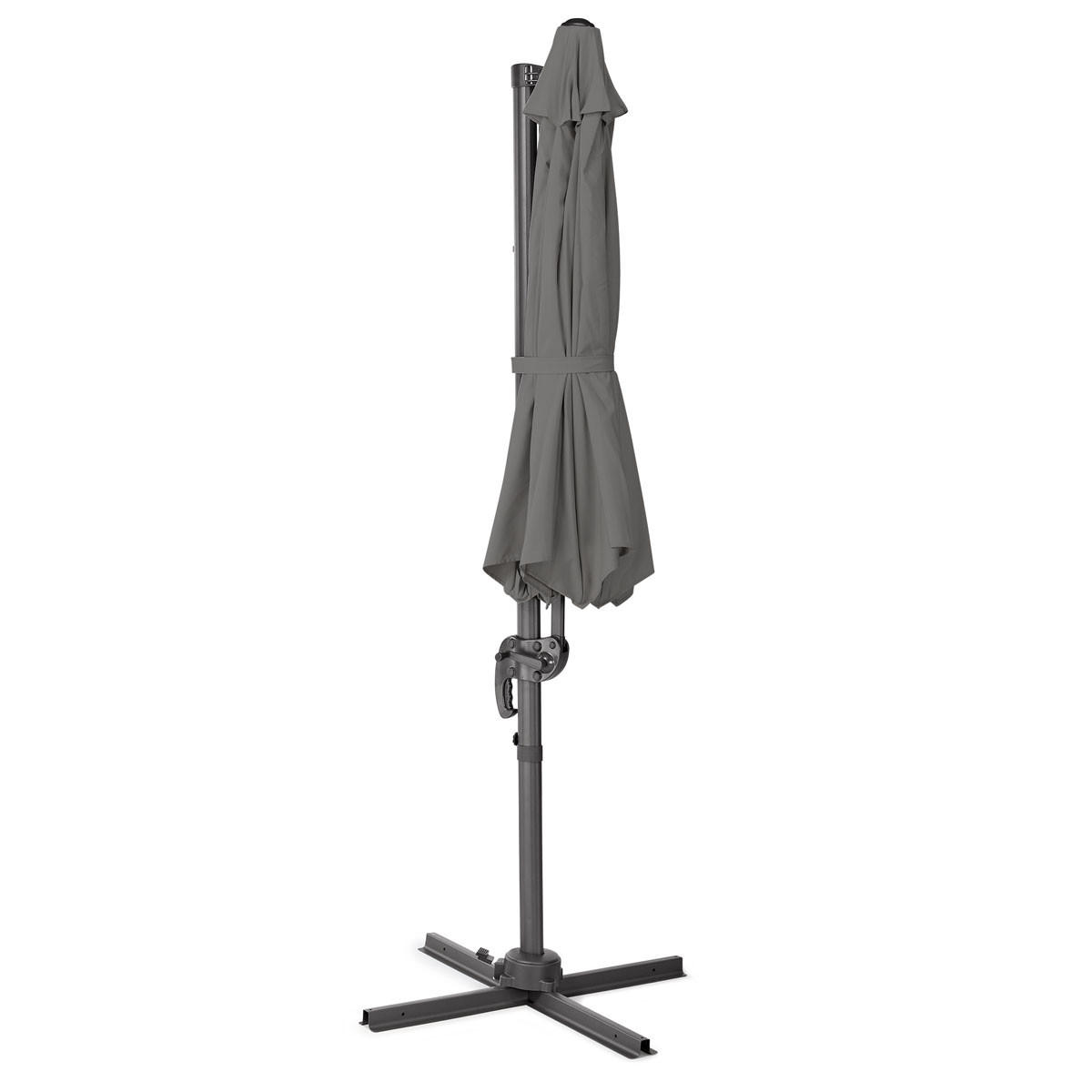 AMPELSCHIRM Grau - Grau, Textil (290/290cm) - SVITA
