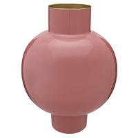 VASE Metal large altrosa 31.5x42 cm - Rosa, Metall (42cm) - Pip Studio