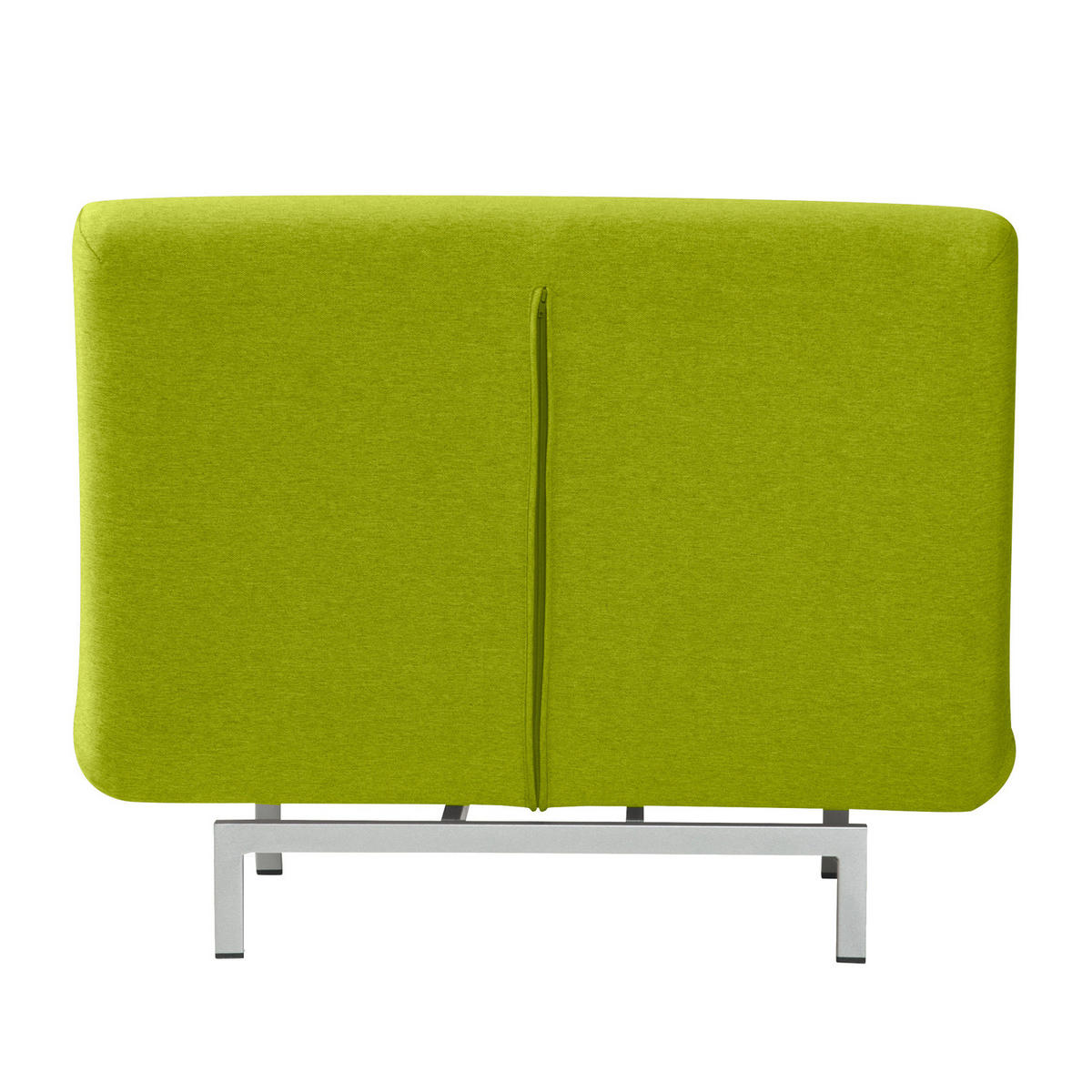 SCHLAFSESSEL - Silberfarben/Limette, Textil/Metall (92/78/85cm) - home24