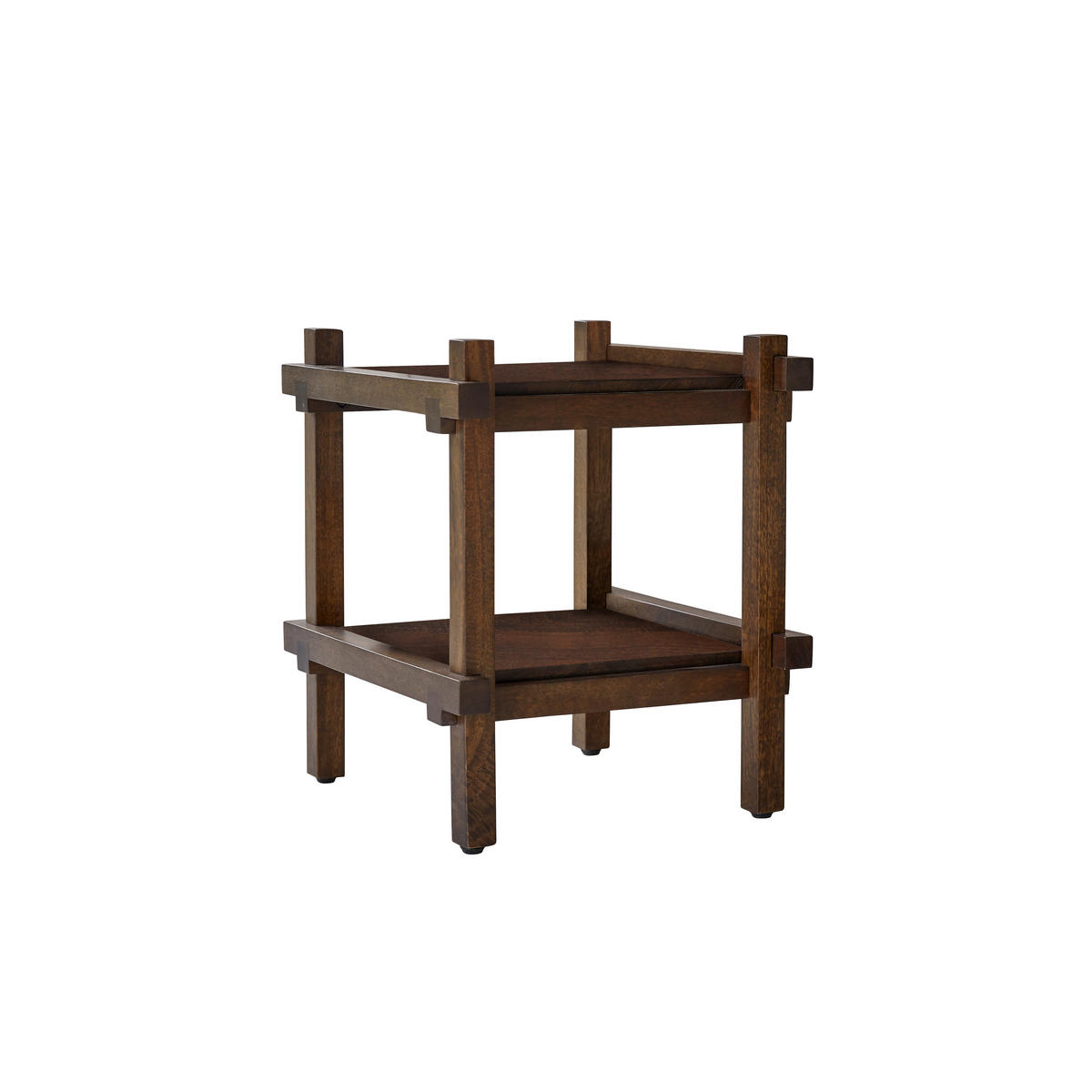 BEISTELLTISCH Arko Braun aus Mango - Braun, Holz (45/50/56cm) - Tikamoon