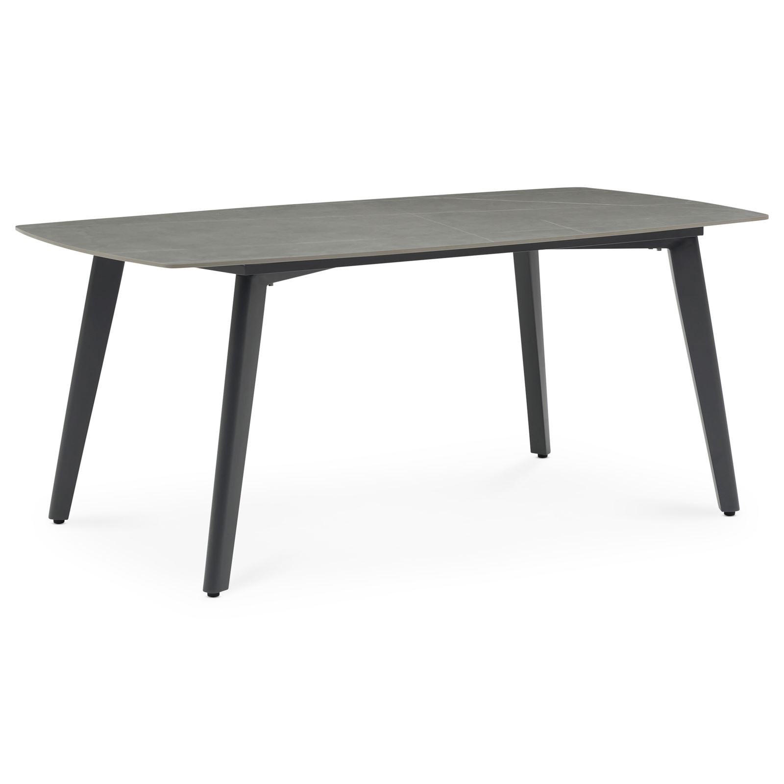 Idimex Gartentisch Anthrazit 180x75x90 cm