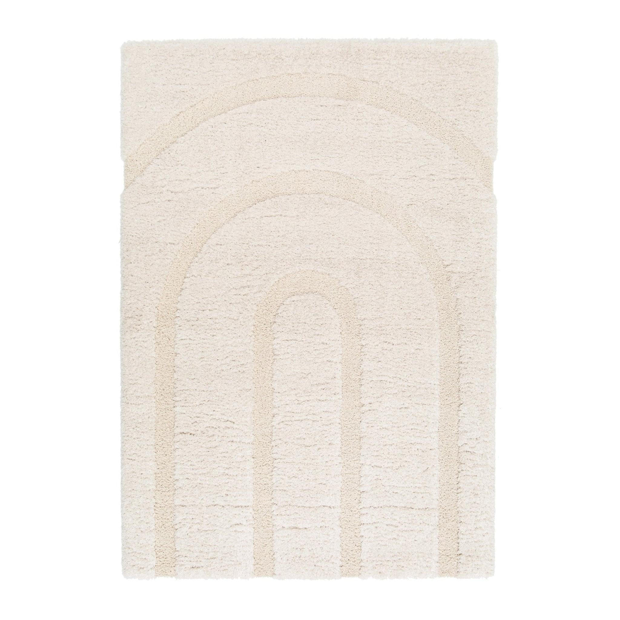 TEPPICH ultrafein aus recycelten Fasern beige - Beige, Textil (160/230cm) - AFK Living