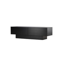 TV-LOWBOARD CUENCA Schwarz 160x47x45 cm - Schwarz, Holzwerkstoff (160/45/47cm) - FURNLUX