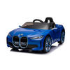 KINDER ELEKTROAUTO BMW i4 blau - Blau, Kunststoff (115/67/54cm) - TPFLiving