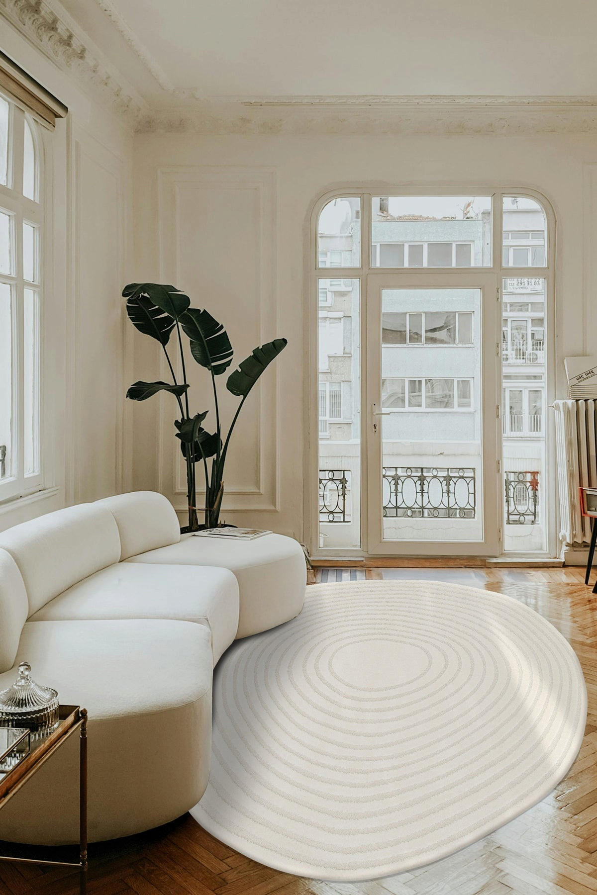 TEPPICH weich mit Relief-Effekt weiss - Weiß, Textil (160/230cm) - AFK Living