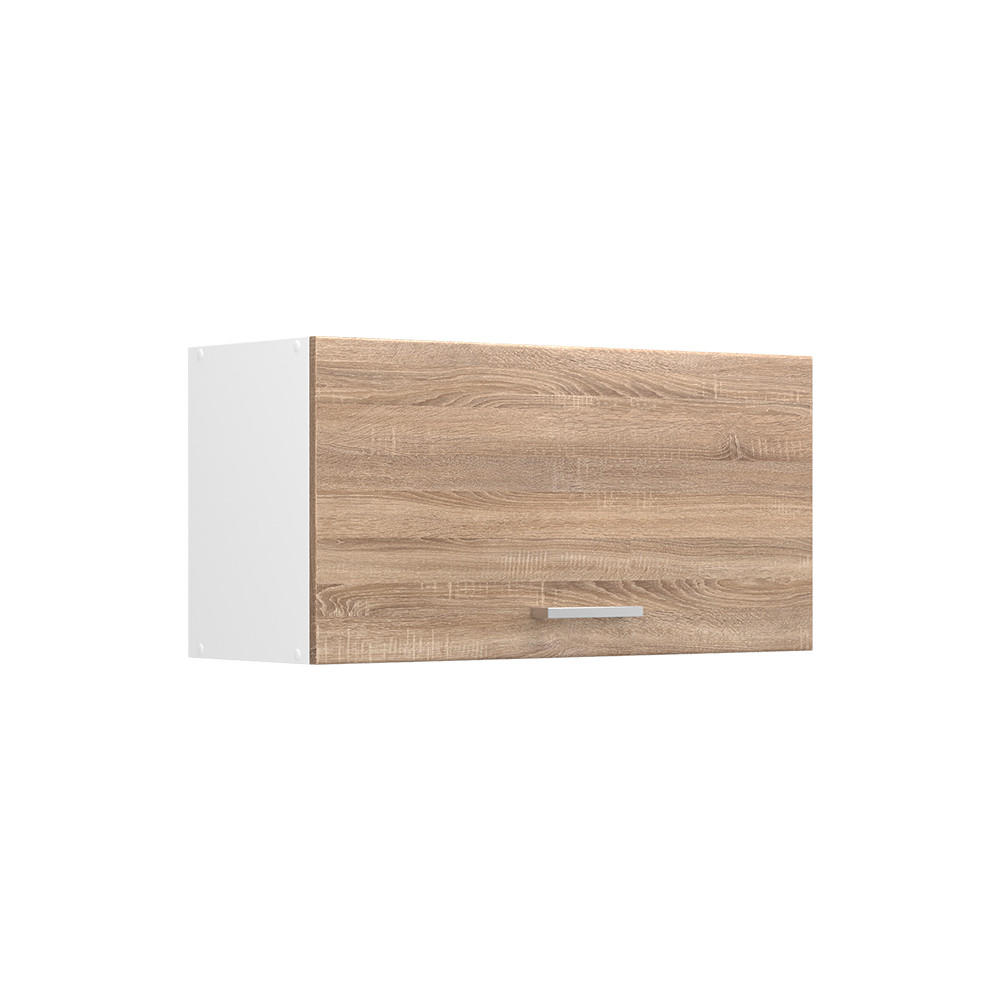 VÄGGSKÅP R-Line, Sonoma/Vit, 80 cm Platt Sonoma ek, Vit 40/80/31 cm