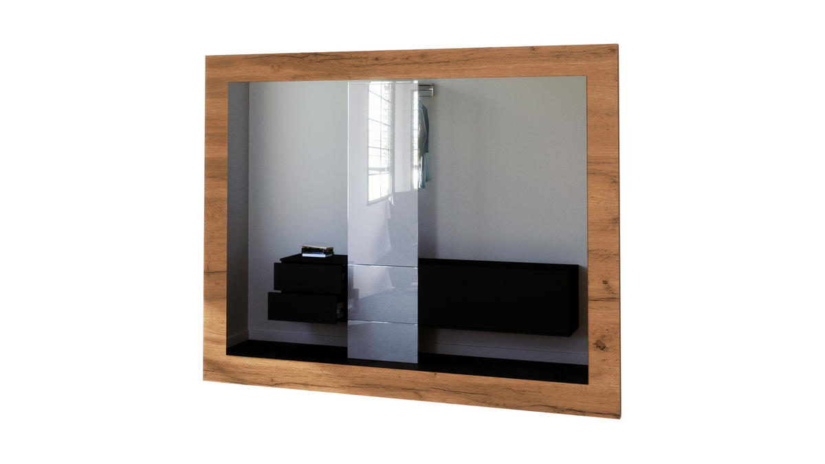 SPIEGEL Löhne Eiche Evoke - Eiche San Remo, Holzwerkstoff (75.5/59.7/2cm) - Vladon