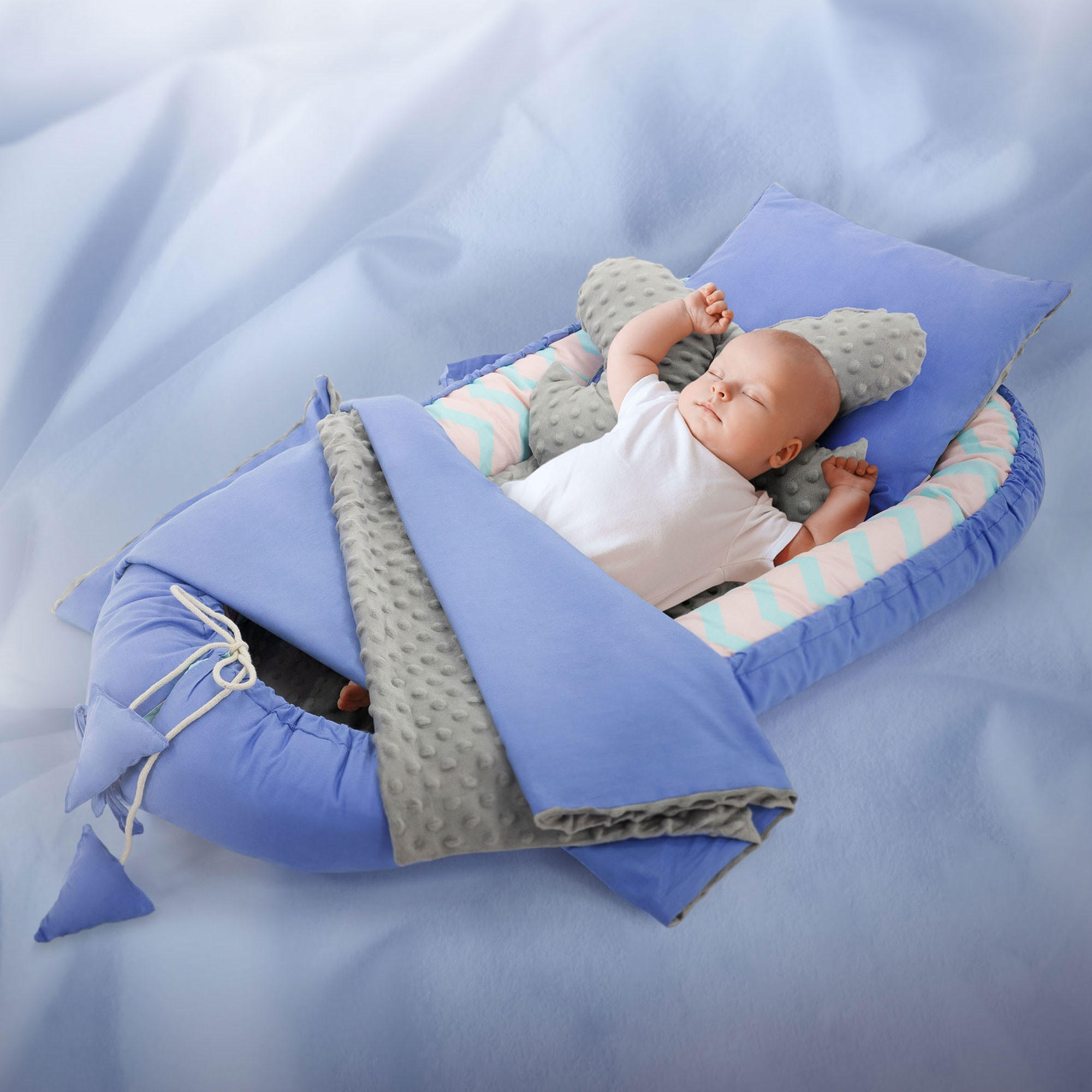 BABYNEST - Blau, Textil (50/90cm) - Joyz