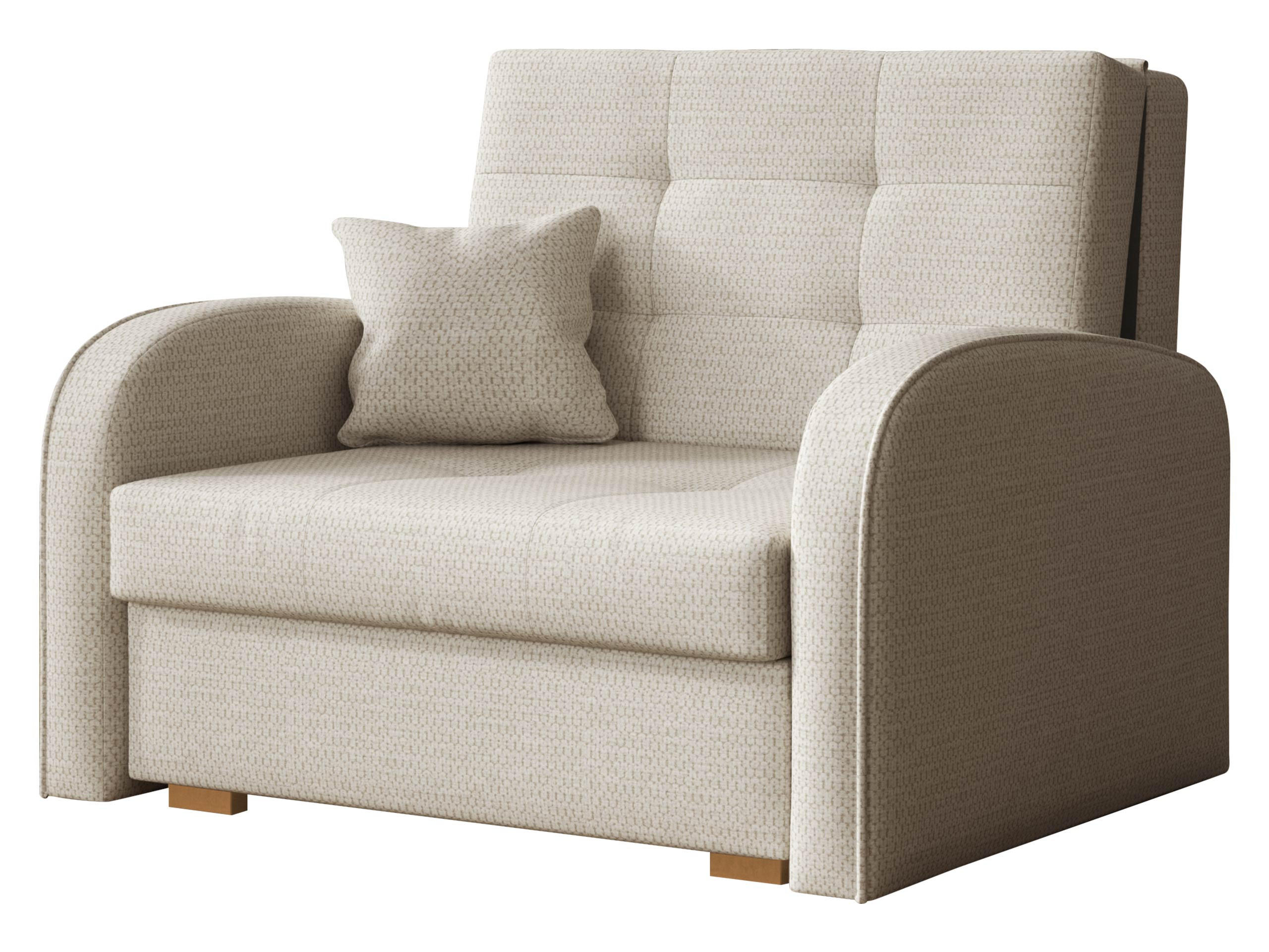 SCHLAFSOFA Viva Gold I - Creme/Braun, Holz/Textil (103/85/98cm) - MIRJAN24
