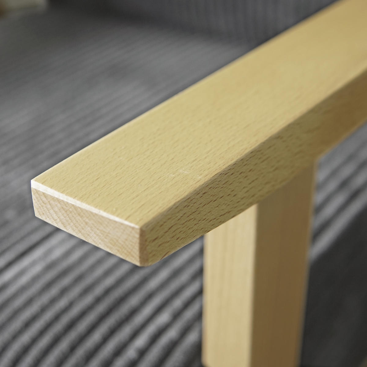 SESSEL PRL Holzgestell, 59/63/81 cm Hellgrau - Hellgrau, Holz/Textil (59/81/63cm) - Idohome