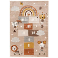 KINDER TEPPICH MAUI KIDS SPIELWELT - Beige, Textil (80/150cm) - Pergamon