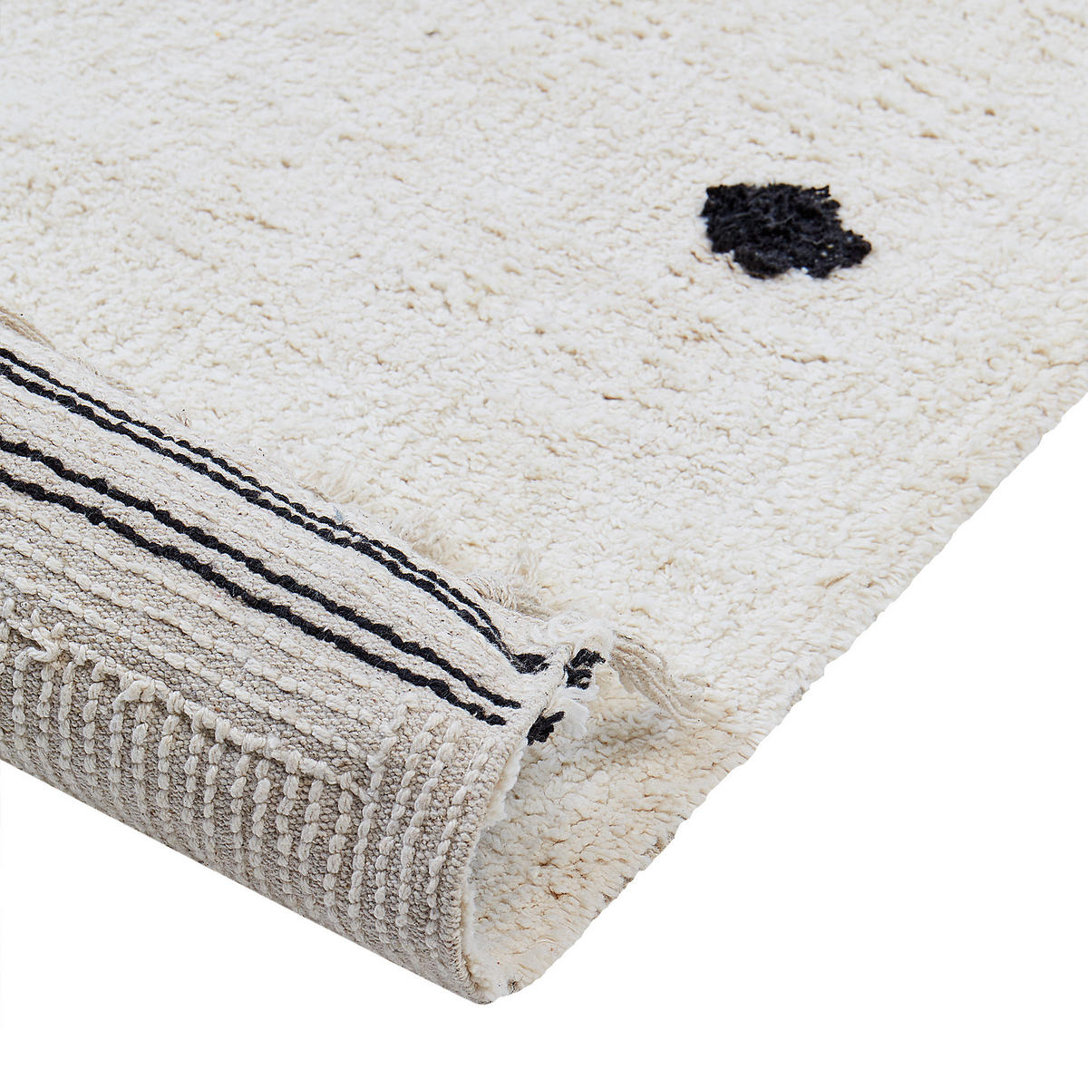 KINDERTEPPICH Laza 200/140 cm - Weiß, Textil (140/200cm) - Beliani