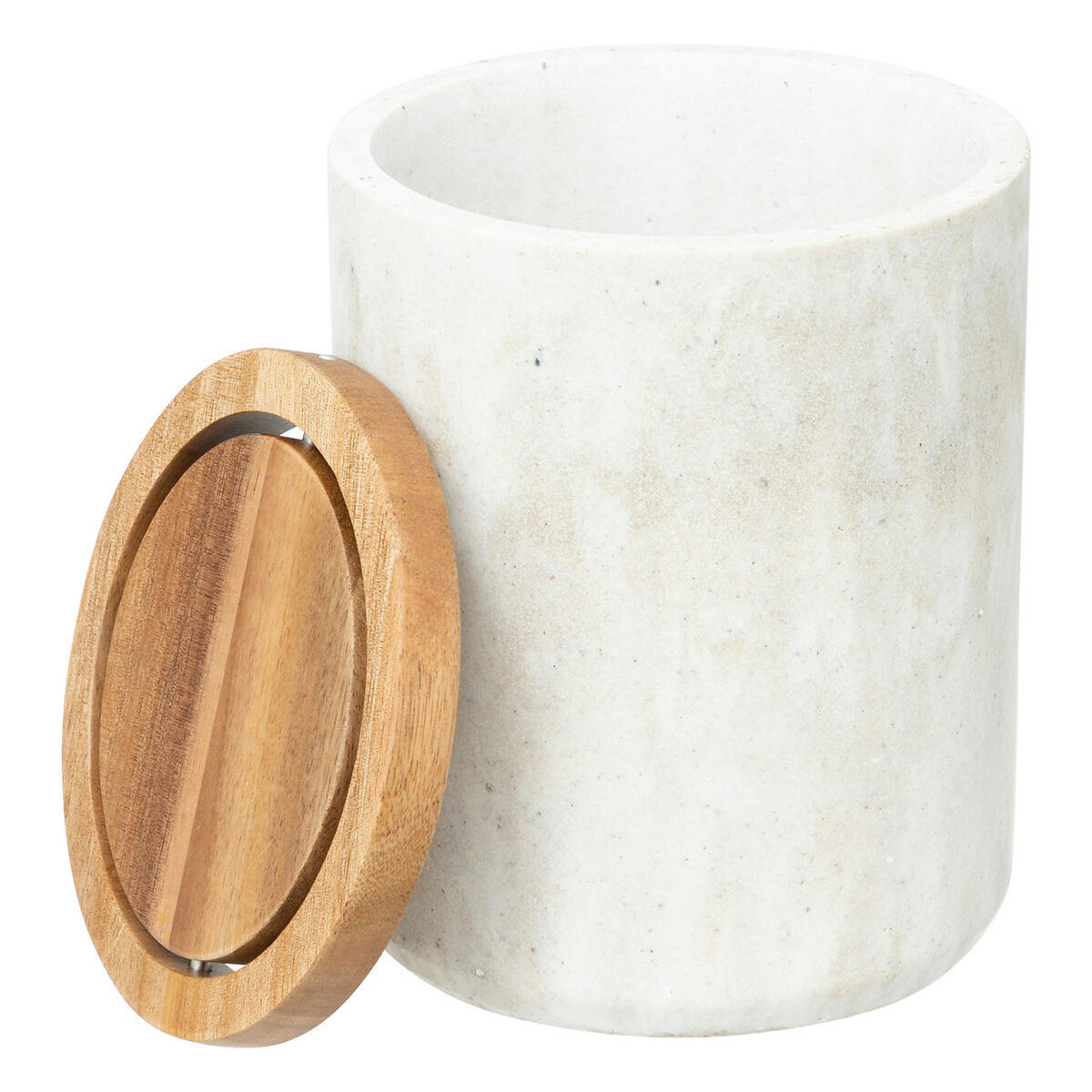 TISCHMÜLLEIMER Come, Mülleimer, Abfalleimer, Polyresin, Beige, 1.5 L - Beige, Kunststoff (11.9/15.8cm) - 5five Simply Smart