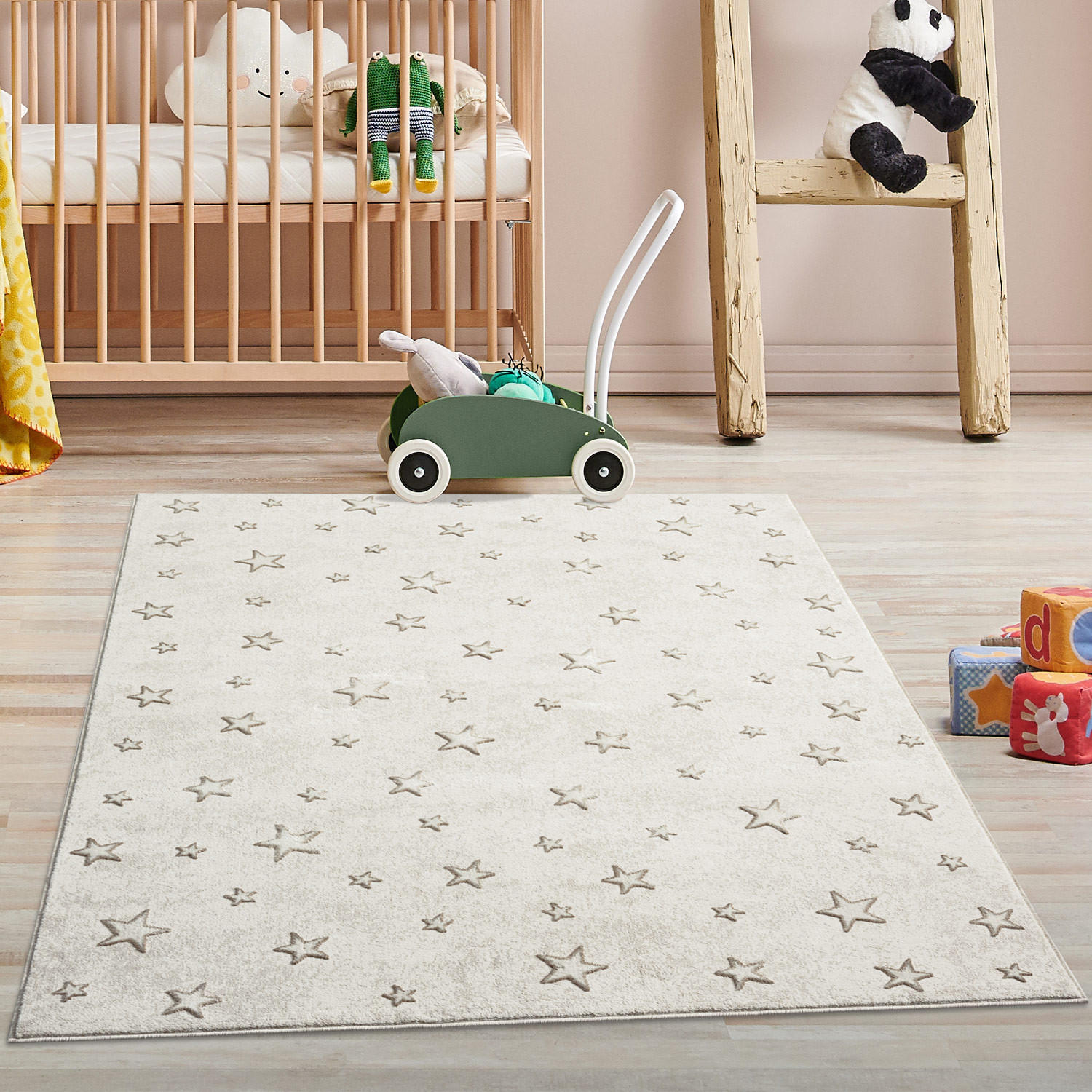 KINDERTEPPICH Mara 725 Creme 160x230 cm - Beige/Creme, Textil (160/230cm) - carpet city