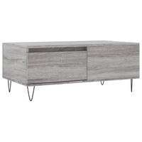 COUCHTISCH Grau Sonoma 90x50x36,5 cm Holzwerkstoff - Grau, Holzwerkstoff (90/50/36.5cm) - furnicato