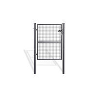 ZAUNTOR Olga grau 1m H.130cm Metall - Grau, Metall (106/131cm) - Casanoov