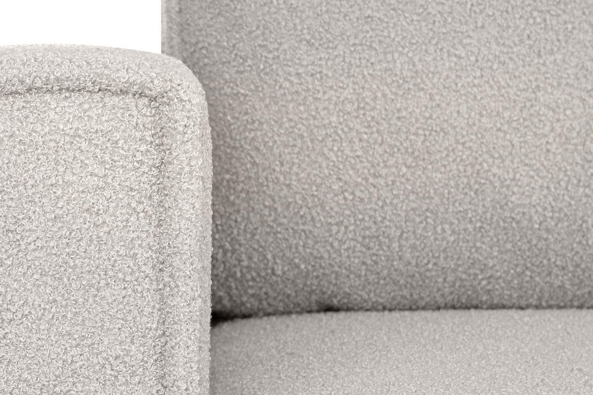 3-SITZER-SOFA NAPI II mit Schlaffunktion, weiß - Weiß, Textil (228/89/101cm) - KONSIMO®