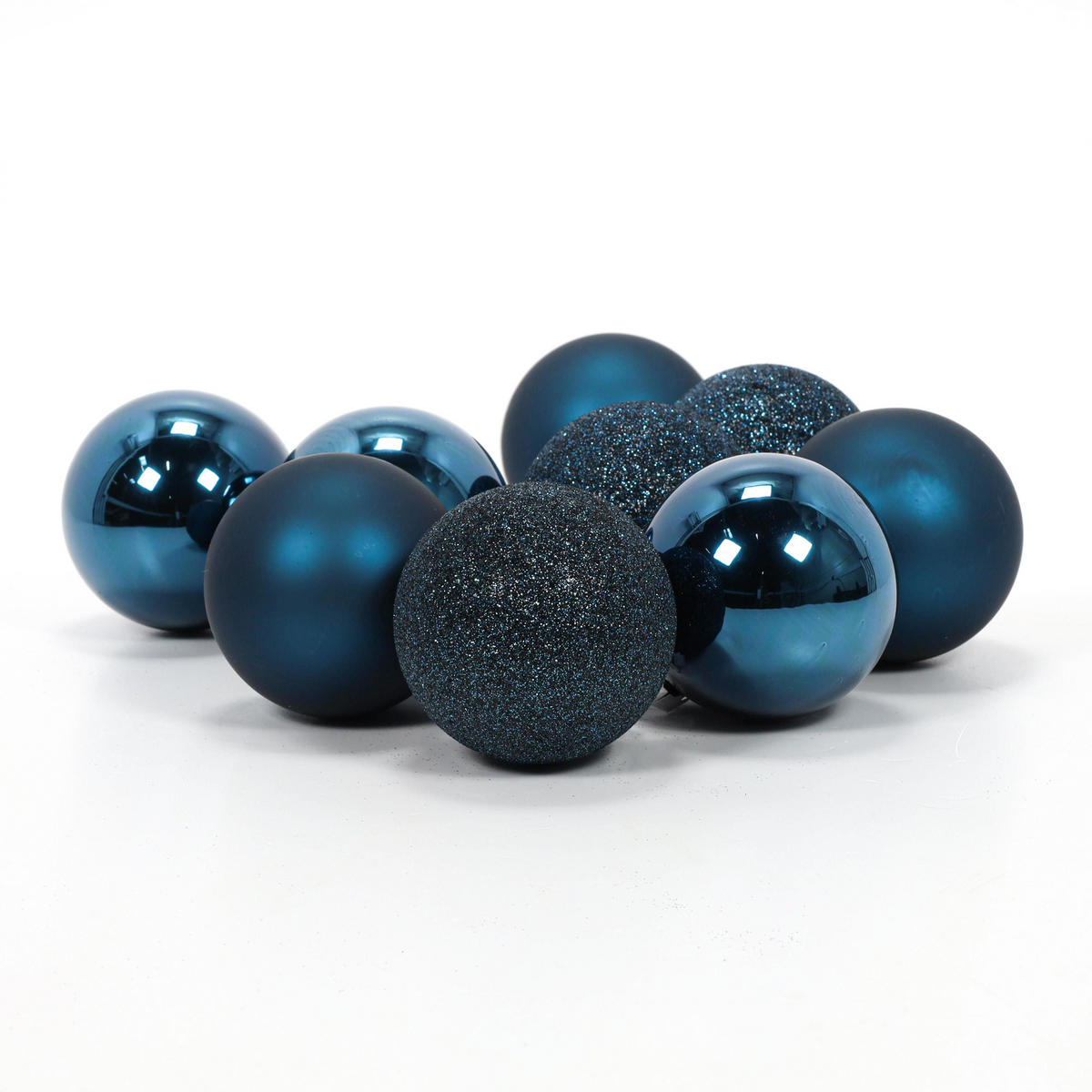 GLASKUGELN Blau Ø 8 cm, 16er-Set - Blau, Glas (20.1/29.8/20.1cm) - Home Styling Collection