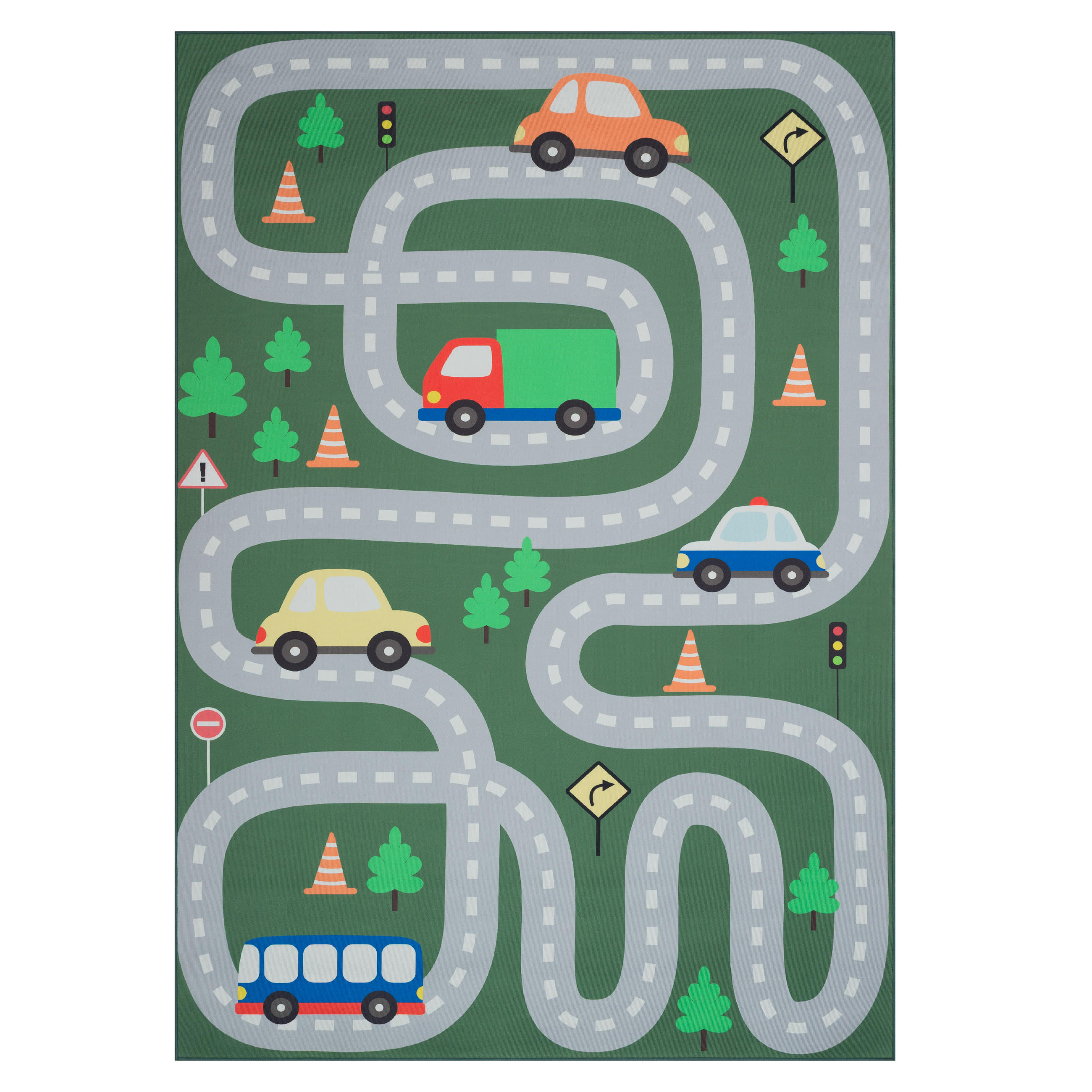 KINDERTEPPICH SNOOKI Grün 140/200 cm - Grün, Textil (140/200cm) - Tapiso