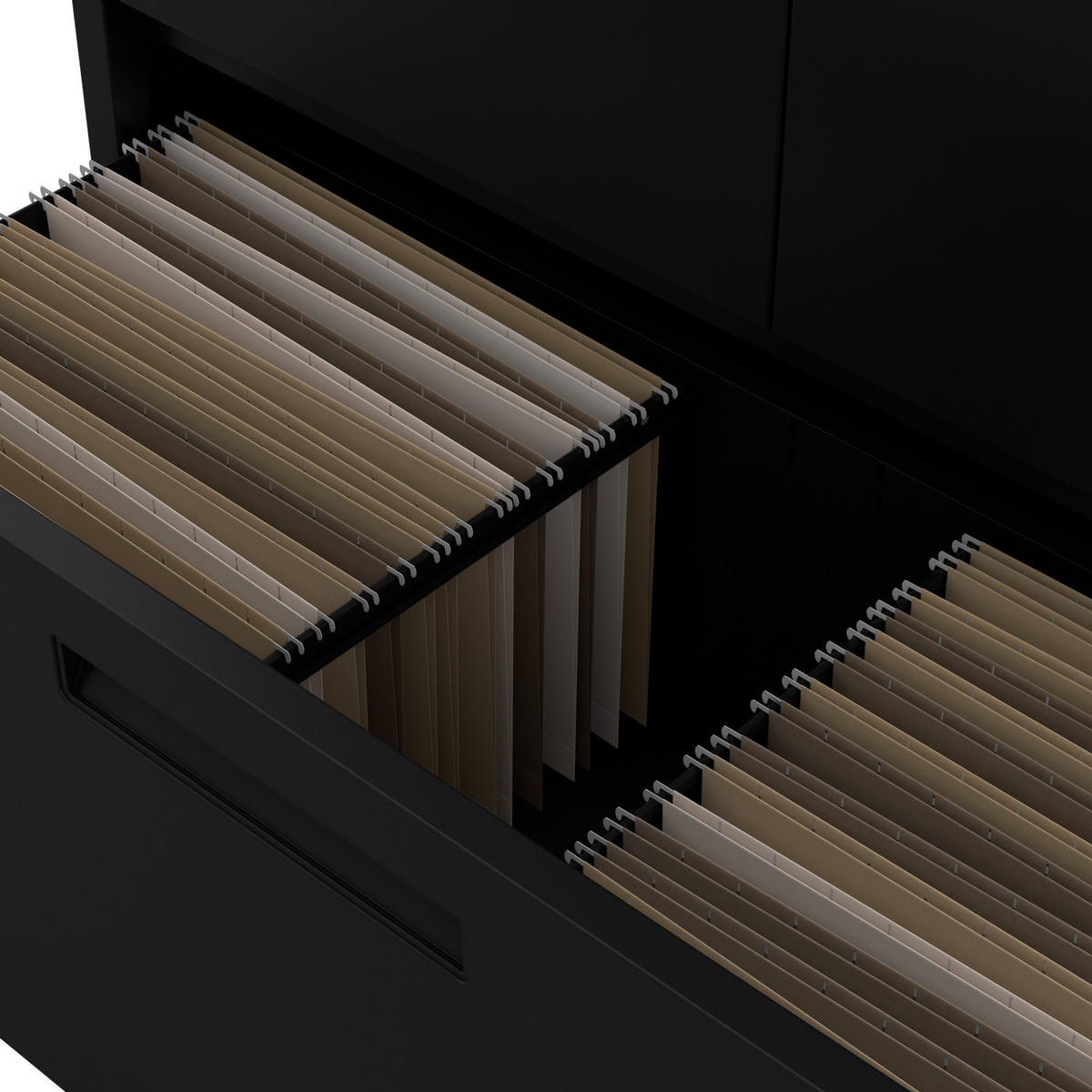 METALLSCHRANK Megan - Schwarz, Metall (90/195/40cm)