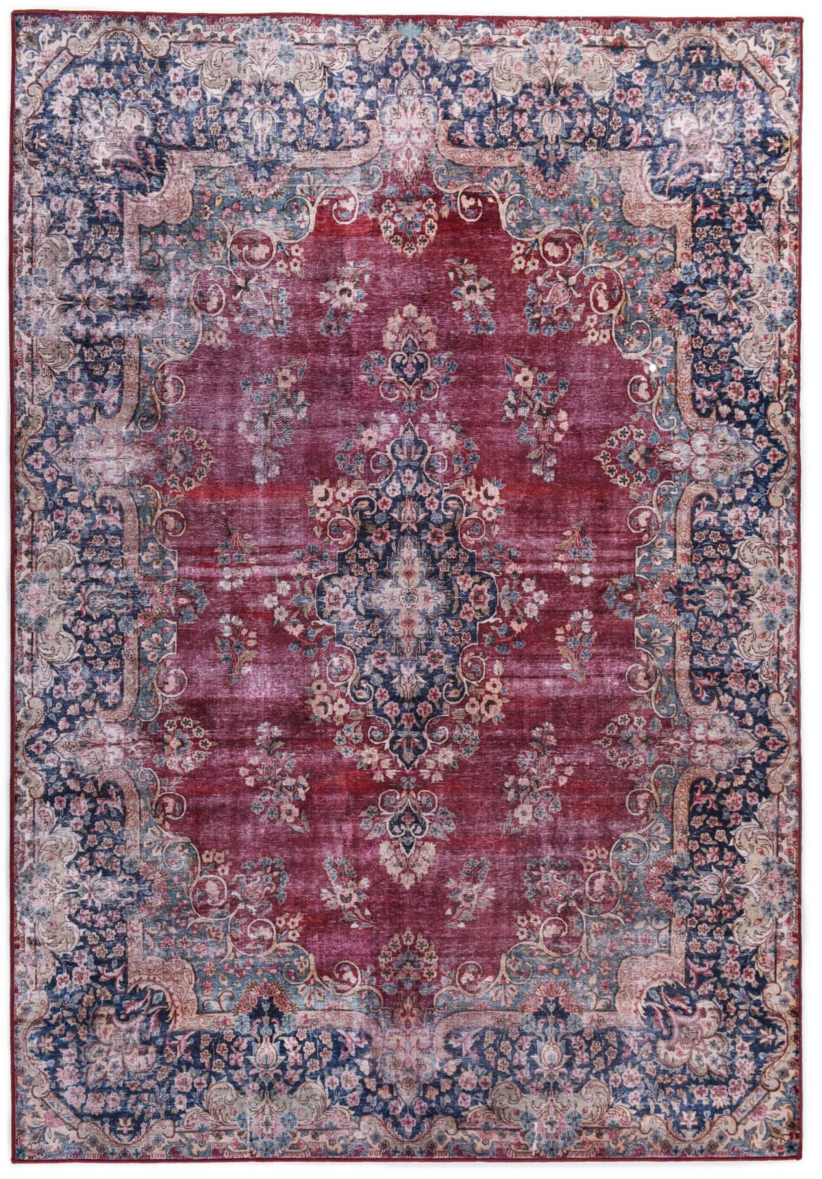 KURZFLORTEPPICH Rachele 70x140 cm - Rot, Textil (70/140cm) - Gino Falcone