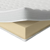 LATEXTOPPER 90/210 cm - 6cm Höhe & Tencel Bezug - Weiß, Textil (90/210cm) - AM Qualitätsmatratzen