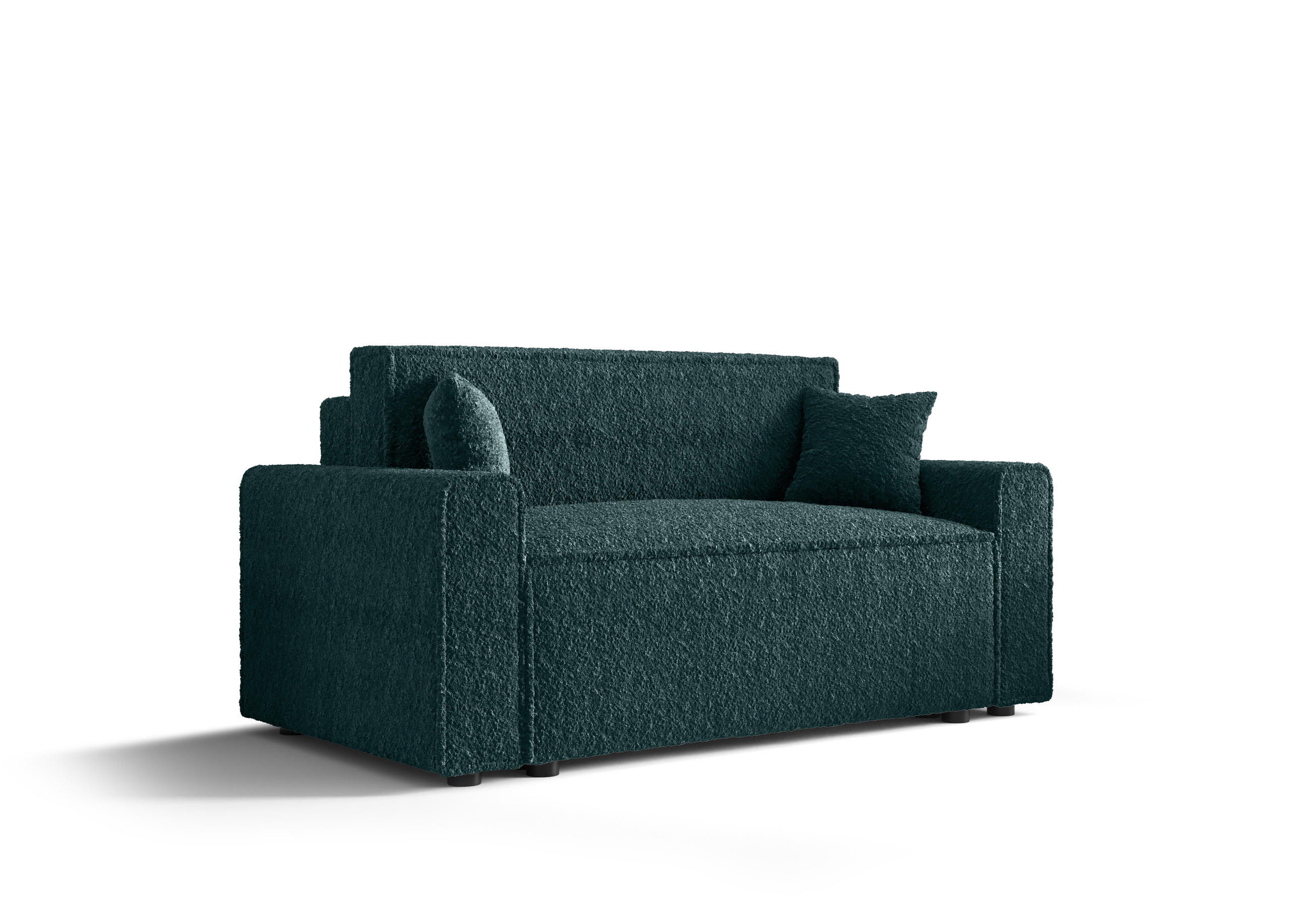 SOFA Mira mit Schlaffunktion - Türkis, Textil (161/90/85cm) - SIMKAM Furniture