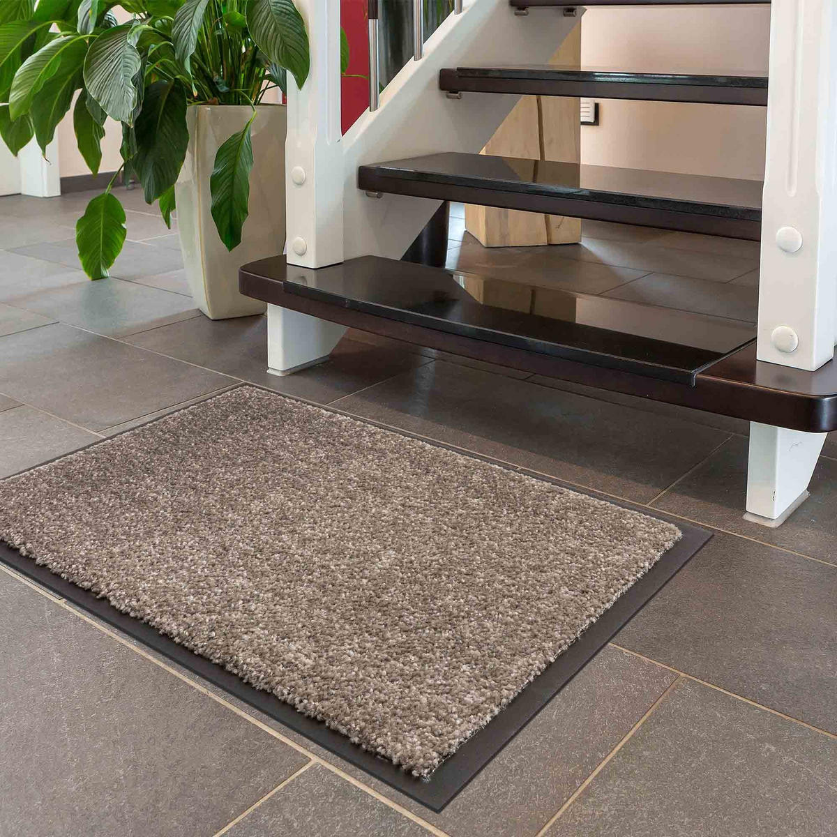 FUSSMATTE RUTSCHFEST PERLE - Beige, Textil (60/80cm) - Astra
