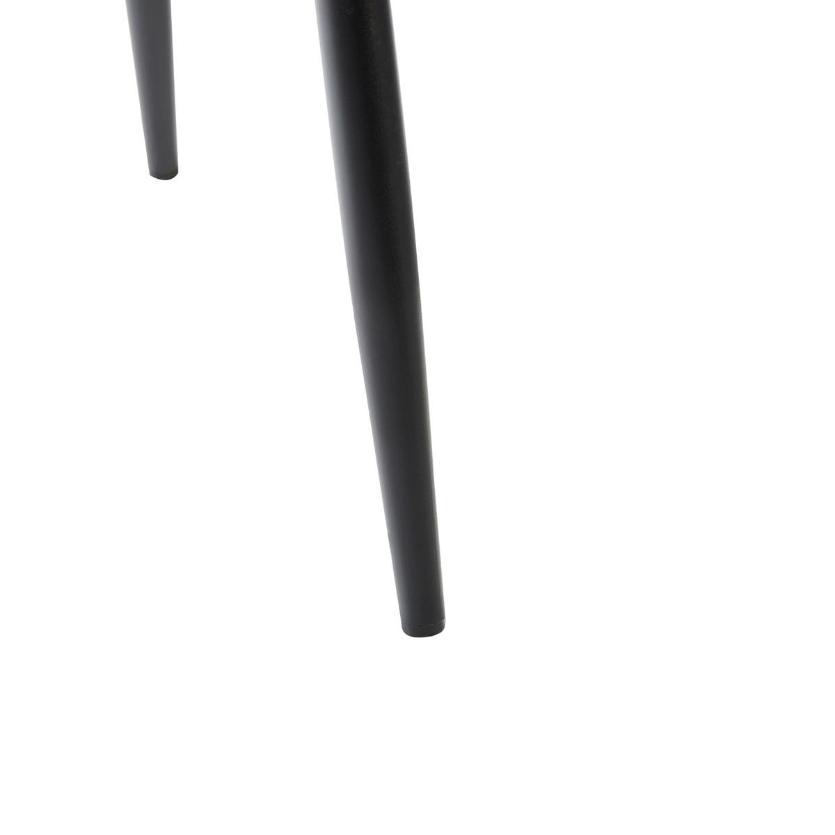 JEDILNI STOL bež Kalispell - črna/bež, tekstil (45/88/62cm) - Beliani