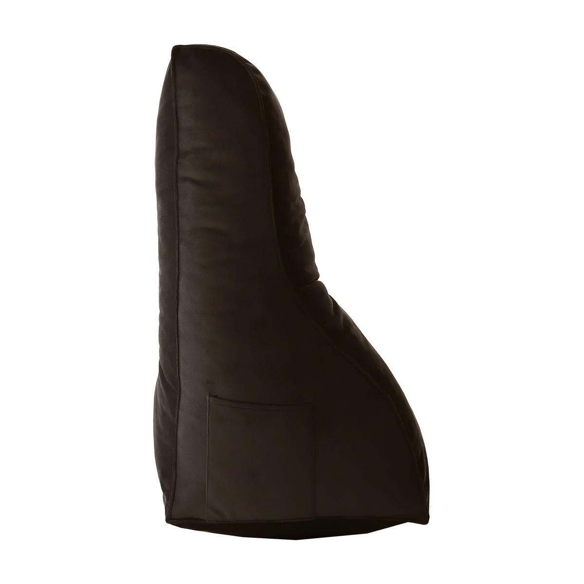 RÜCKENKISSEN Körperkontur Samtlook Braun 100 cm - Braun, Textil (55/100cm) - Vercart