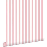 TAPETE Streifen 53 cm x 10.05 m - Pink, Papier (53/1000cm) - ESTAhome
