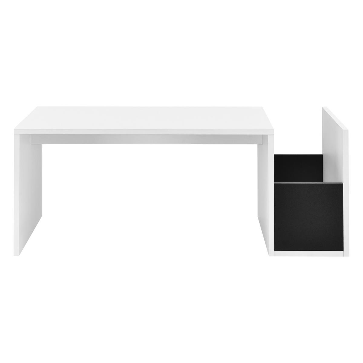 COUCHTISCH Bollnäs 90/45/35 - Weiß, Holzwerkstoff (45/90/35cm) - [en.casa]