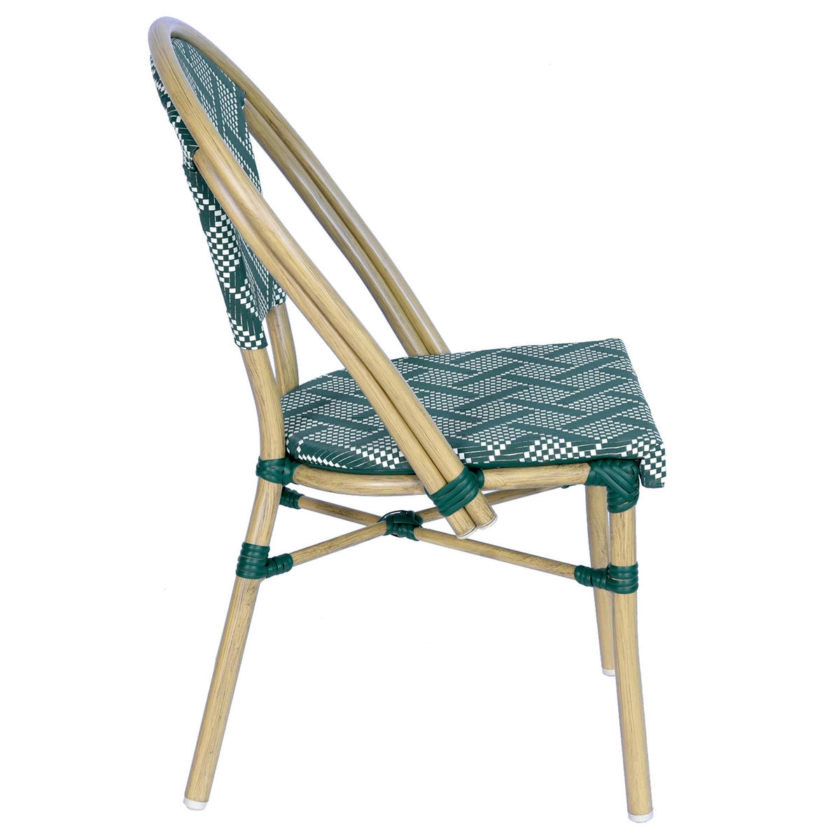 GARTENSTUHL, Grün - Grün, Metall (56/86/48cm) - Oviala