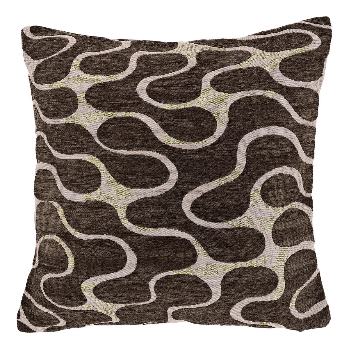 DEKOKISSEN Lux Braun 45/45/8 cm - Braun, Textil (45/45cm) - Unique Living