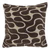 DEKOKISSEN Lux Braun 45/45/8 cm - Braun, Textil (45/45cm) - Unique Living