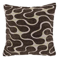 DEKOKISSEN Lux Braun 45/45/8 cm - Braun, Textil (45/45cm) - Unique Living