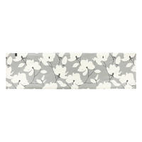 STOLOVÝ behúň FLEUR - sivá, textil (150/40/0.5cm) - Schöner Wohnen