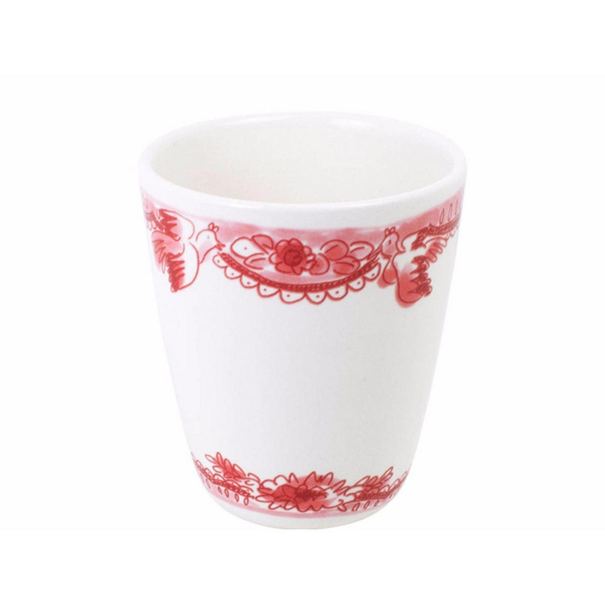 BECHER Romantik in Rot - 350 ml - Multicolor, Keramik (0.35L) - Blond Amsterdam