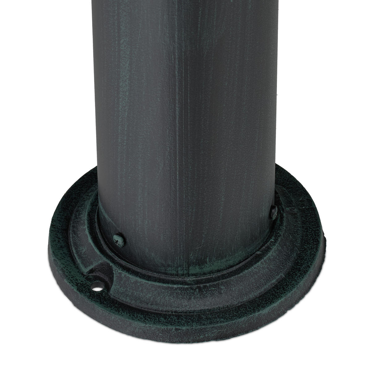STANDBRUNNEN - Dunkelgrün, Metall (17.5/18/91cm) - Relaxdays