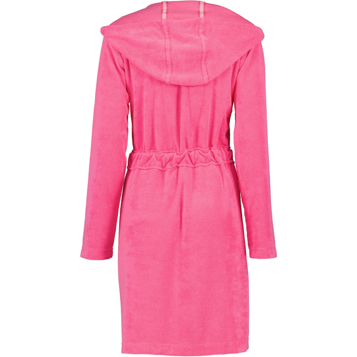 BADEMANTEL DAMEN KURZMANTEL MIT KAPUZE TAMPA PRIM ROSE - 3750 - Rosa, Textil (Lnull) - Vossen