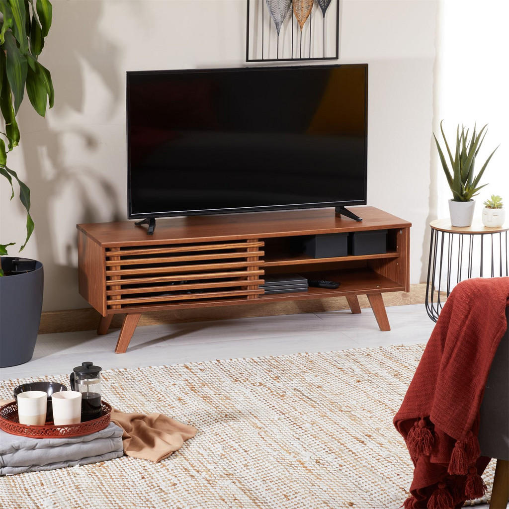 Thumbnail - Idimex Lowboard, Kastanien, Holz, Kiefer, Vintage, 115x40x38 cm, FSC Mix, Wohnzimmer, Wohnwände, Lowboards, Lowboards st...