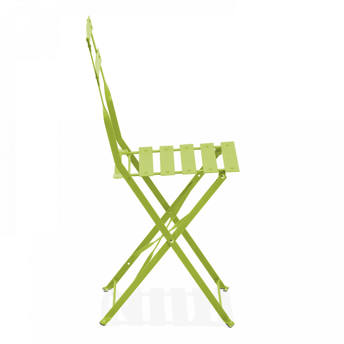 GARTENSTUHL, klappbar 2-tlg., Grün - Grün, Metall (46/82/42cm) - Oviala