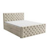 BOXBETT Montego 180x200 Creme - Creme, Holz/Textil (180/200cm) - Graingold
