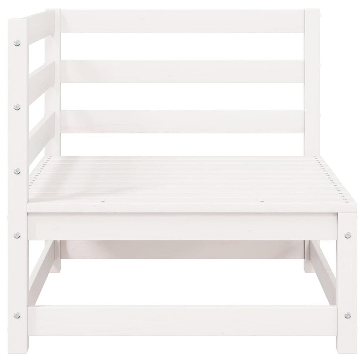 GARTENSOFA RYZOD 70/67/70 cm （2-SITZER） - Grau, Holz (70/67/70cm) - ZMH