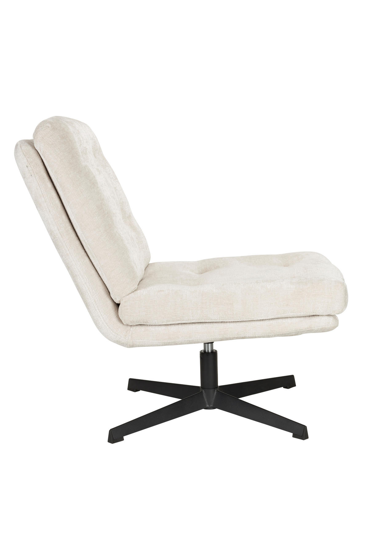 SESSEL Kai - Weiß - 75.5/72/69.5 cm - Weiß, Textil (72/69.5/75.5cm)