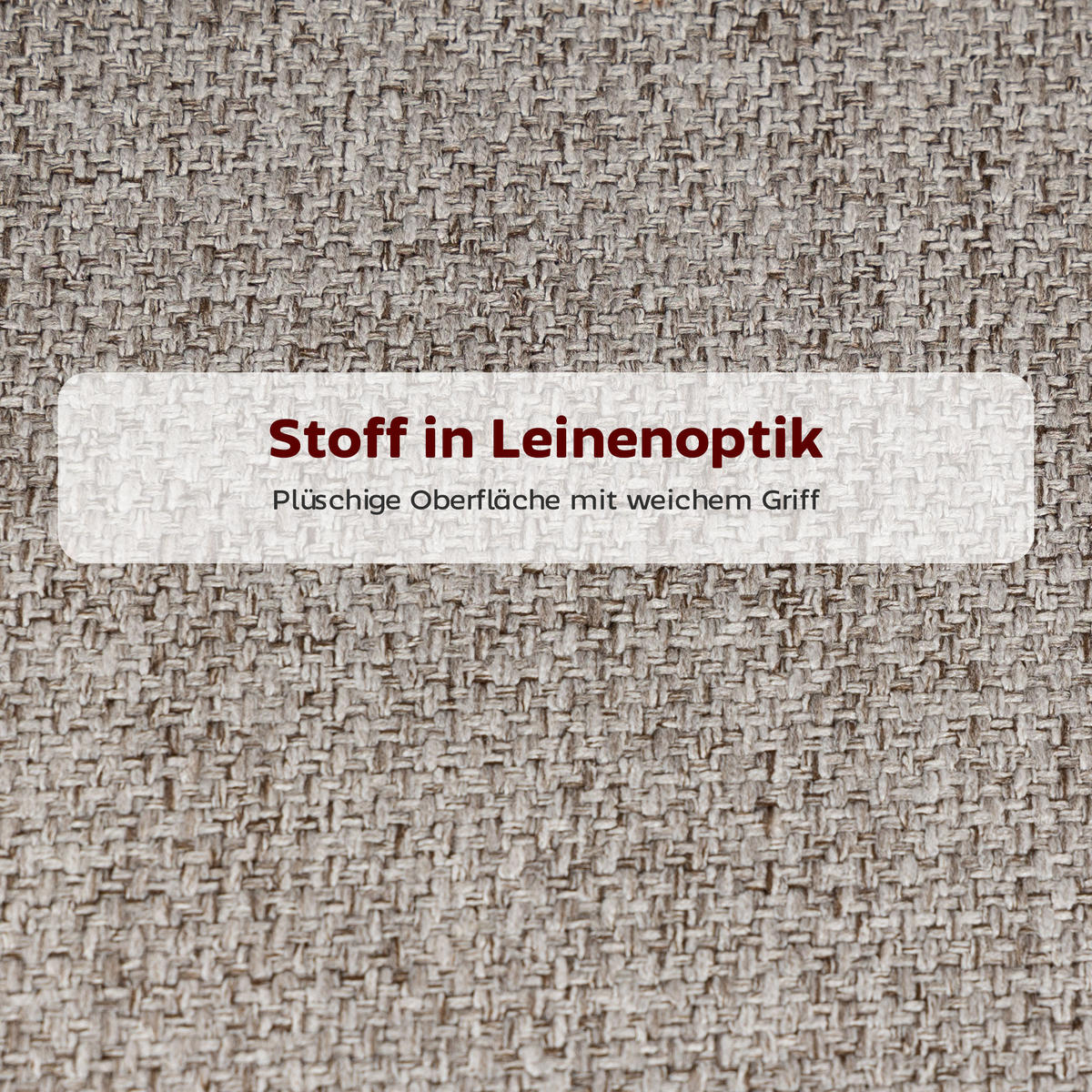 BARHOCKER 2er Set Polyester Stahl Hellgrau - Hellgrau/Schwarz, Textil/Metall (50/93/55cm) - HOMCOM