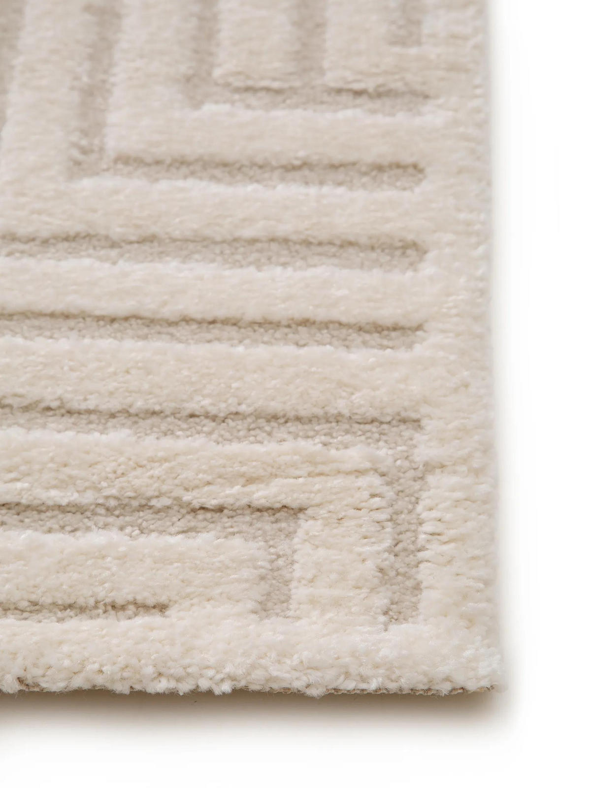 TEPPICH Eve Cream/Beige 140x200 cm - Creme, Textil (140/200cm) - benuta Nest