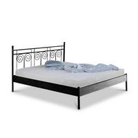 METALLBETT Ida / 90 x 220 cm / schwarz - Schwarz, Metall (90/220cm) - BED BOX