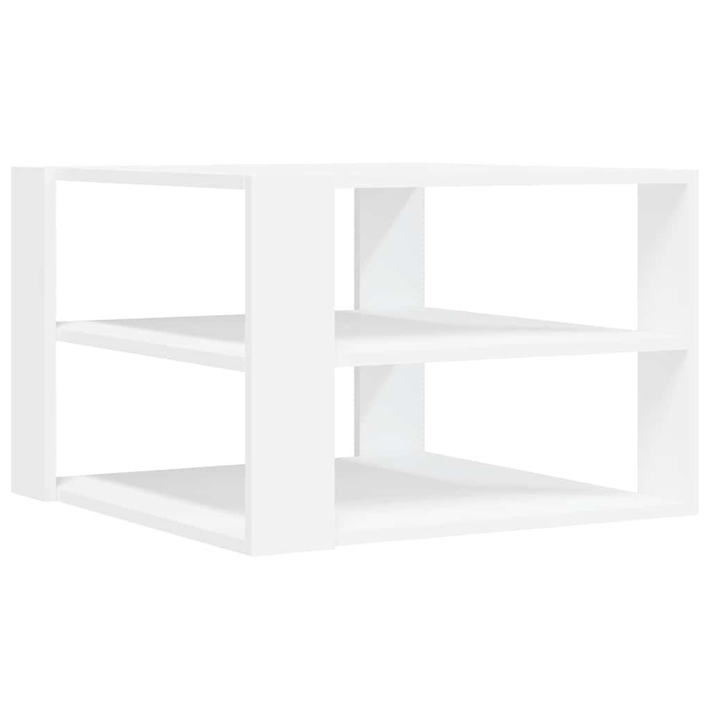 vidaXL Couchtisch Weiß 58x40x58 cm