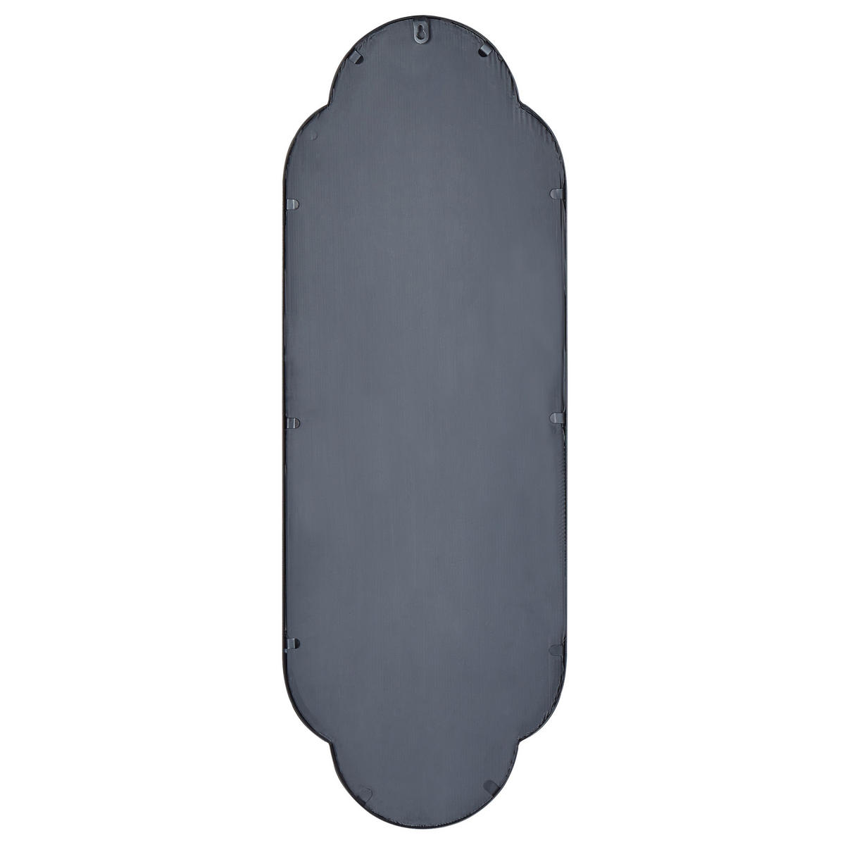 WANDSPIEGEL schwarz Metall 36/102 cm Trouy - Schwarz, Metall (36/102/4cm) - Beliani